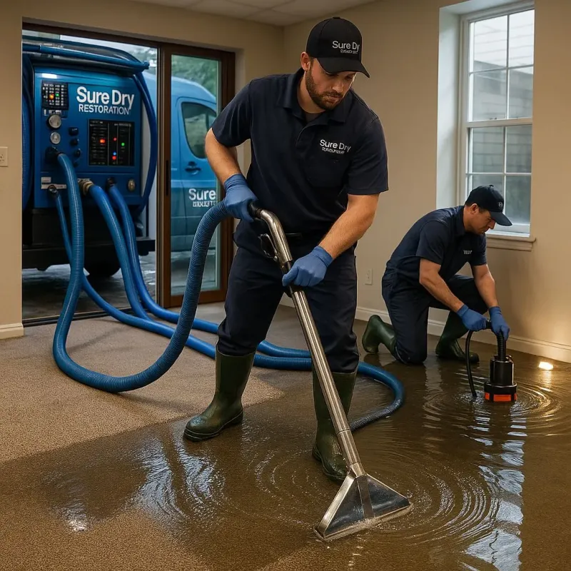 Water Extraction and Removal process in Wood-Ridge, NJ